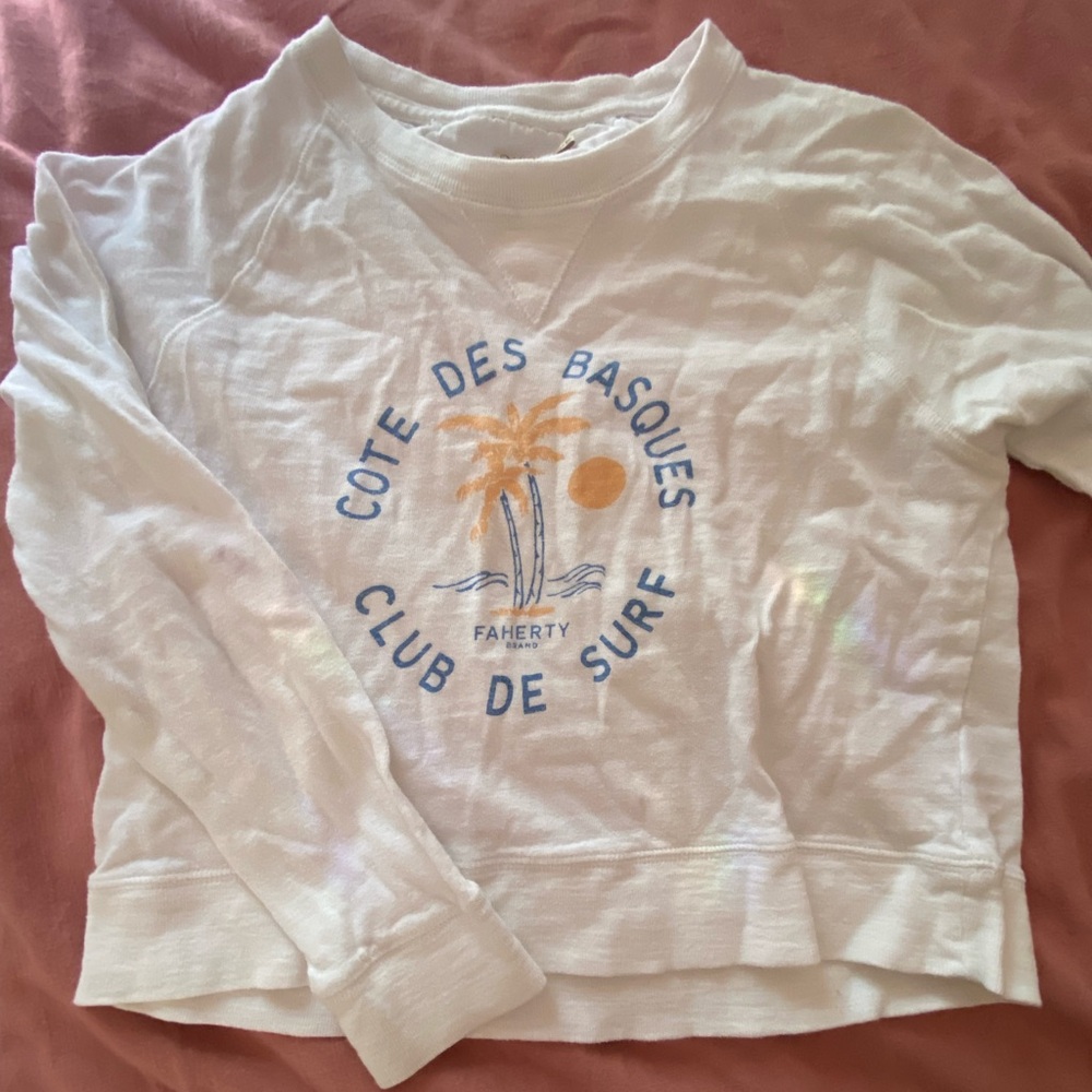 Faherty Cream T-Shirt